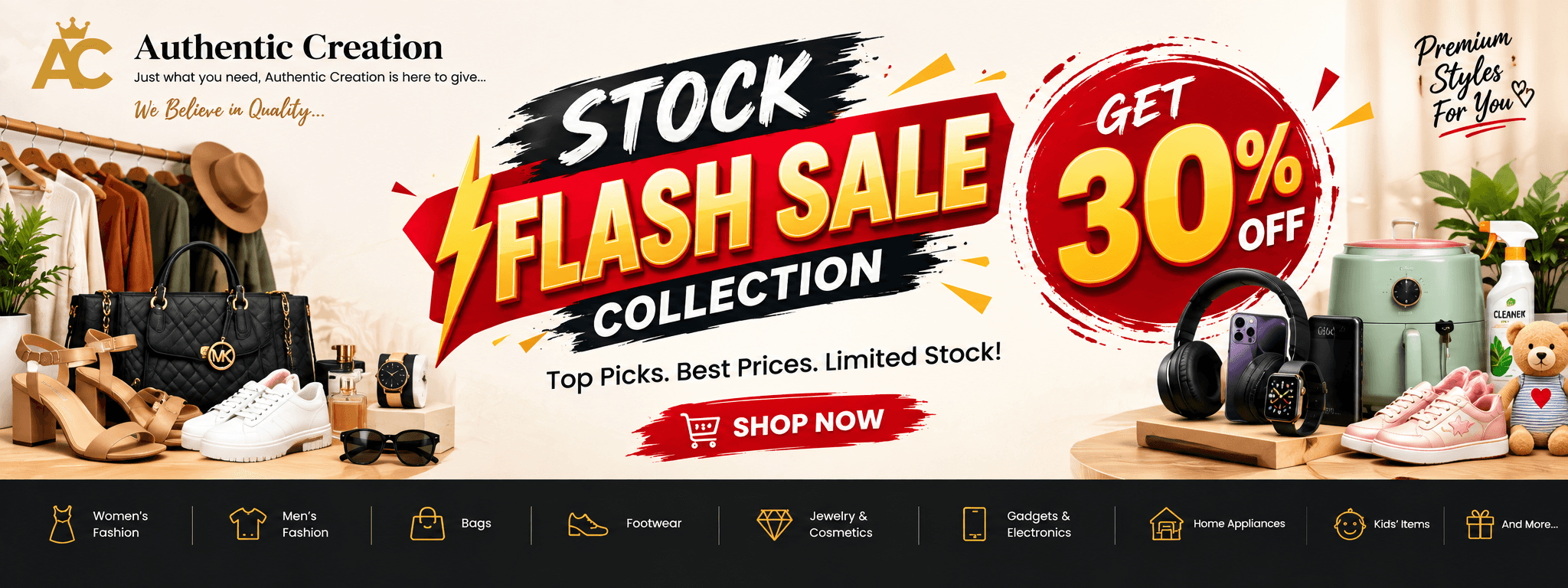Stock Flash Sale Collection
